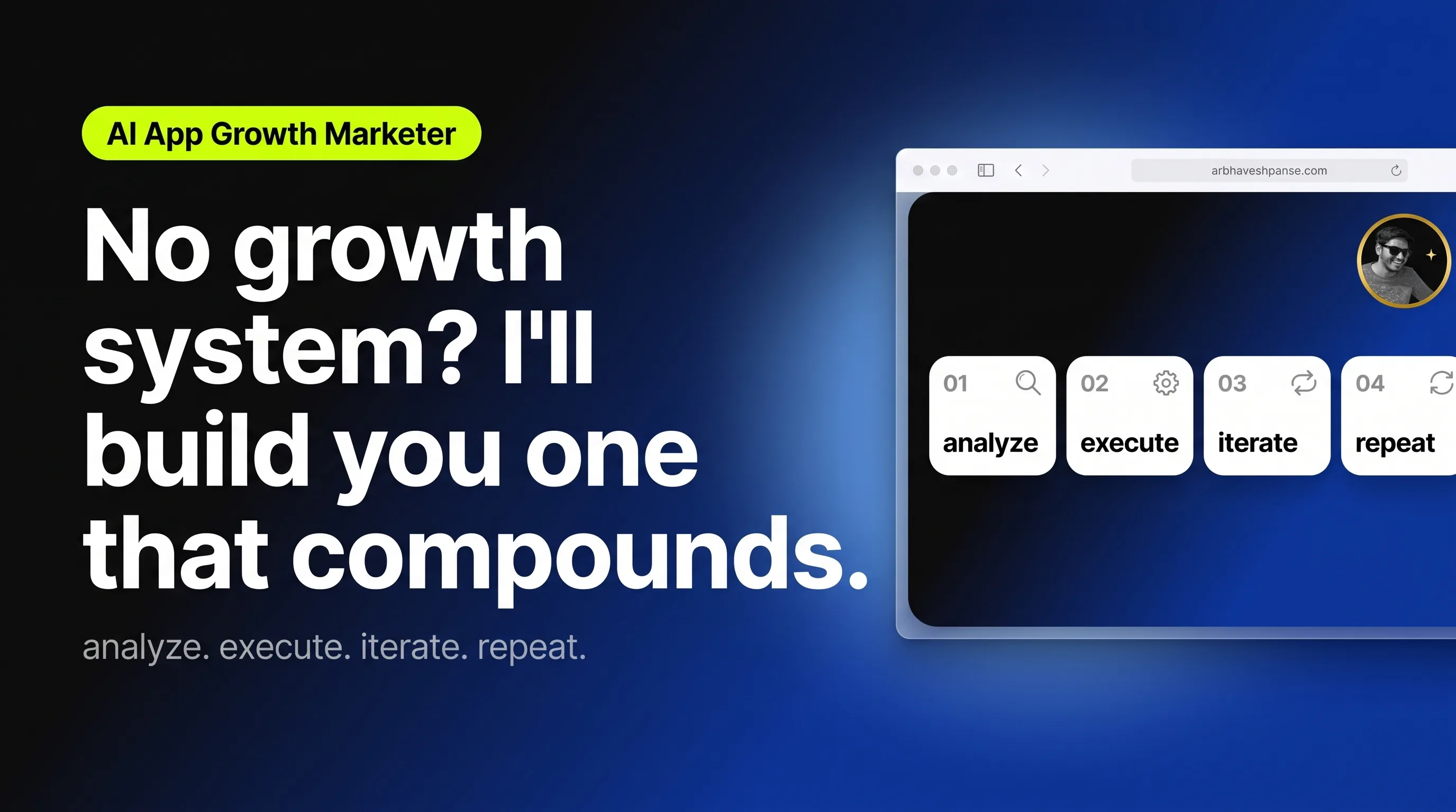 analyze, execute, iterate, repeat: the method behind every engagement